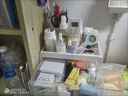 京东物流 化妆品收纳盒梳妆台置物架桌面高级感整理抽屉柜 中号2层 24*17*12cm 【1层抽屉+1层顶部置物架】 透明白 实拍图