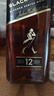 尊尼获加（JOHNNIE WALKER）洋酒 12年黑方黑牌1000ml 苏格兰调和型威士忌无盒 实拍图