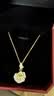 周六福18K黄金项链女肖邦链彩金项链素链生日礼物 黄18K约1.6g-47cm 实拍图