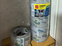 得力（deli）高品质高透明封箱胶带仓库打包胶带 60mm*100y*50um(91.4m/卷) 6卷/筒 办公用品防风胶带 30325 实拍图