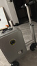 爱尔威（Airwheel）电动行李箱可骑行智能拉杆箱可坐可代步20英寸登机箱 青春版—银 实拍图