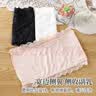 QBILY【2件装】抹胸内衣女夏一片式防走光无肩带蕾丝裹胸背心打底内衣 均码【黑+白】 实拍图
