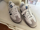 阿迪达斯（adidas）三叶草SAMBA OG J男女经典运动鞋桑巴德训鞋T头鞋 JQ4112白/灰 实拍图