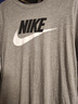 耐克(NIKE)春夏男短袖T恤 纯棉 运动休闲 经典简约AR5005-063灰XXL 实拍图