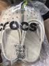卡骆驰（CROCS）新款厚底云朵洞洞鞋送女友礼物206750 骨白色 38 -39 实拍图