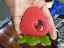 babycare宝宝牙胶磨牙咬咬胶棒婴儿玩具水果安抚牙胶婴儿用品 草莓 实拍图