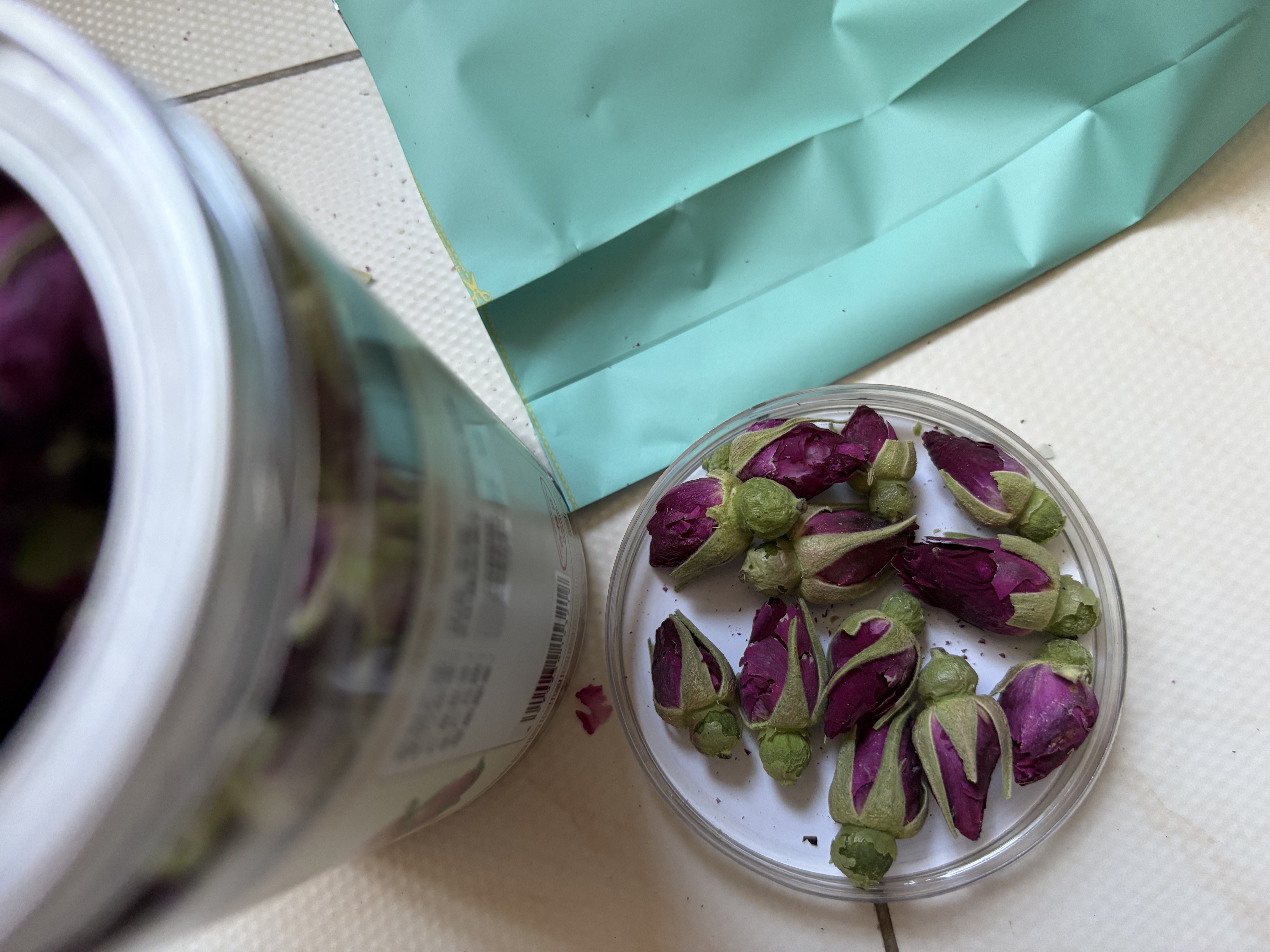 平阴玫瑰花茶绿色认证花养花冻干重瓣玫瑰花蕾盒装60g无硫山东特产随手礼 实拍图