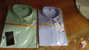 佐马仕 短袖衬衫男士衬衣商务休闲大码职业装工装夏季免烫修身工作服 DX2652冰绿斜纹短袖 41/2XL（140-150斤） 实拍图