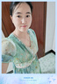 香影海边度假晕染连衣裙女2026夏季新款民族风波西米亚v领雪纺裙 绿花 连衣裙  L 165/88A/110-125斤 实拍图