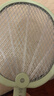 久量电蚊拍灭蚊拍充电式家用大网面紫光诱蚊驱灭苍蝇拍灯两用电量数显 实拍图