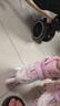 小状元儿童轮滑鞋6-12岁溜冰鞋全闪可调节生日礼物26年新升级粉S 实拍图