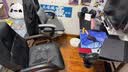 甄严选电脑桌台式电竞桌椅套装组合桌子办公家用桌学习桌书房书桌写字桌 【黑架+黑碳纤纹面】单桌120*60 实拍图