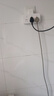 公牛插座转换器插头 无线插排usb  多功能插座/一转多保护门/ 扩展转换器 /适用于卧室厨房 【一转三】品字形 分控开关 蓝白款GN-98033 实拍图