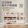 萌嘟星宠狗门栏宠物隔离栅栏杆室内护栏免打孔可伸缩小型犬 42cm高长款 实拍图