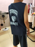 左西男童夏装套装2026儿童夏季速干篮球服运动背心两件套 蓝灰色 140 实拍图