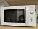 美的（Midea）【价保618】快捷微波炉 家用小型 360°转盘加热 旋钮操控 易洁内胆（M1-L213B二代） 实拍图