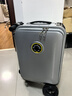 爱尔威（Airwheel）电动行李箱可骑行智能拉杆箱可坐可代步20英寸登机箱 青春版—银 实拍图