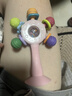新安代手摇铃牙胶玩具0到1岁新生婴幼儿宝宝益智抓握训练3-6月牙胶 蜜桃粉【Q弹升级款】 实拍图