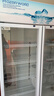 白雪雅竹大容量饮料柜商用冰柜直冷藏展示柜酒水柜纯风冷无霜保鲜柜超市玻璃门冰箱立式啤酒柜 大双门下机【直冷蓝白】1200*550*2000mm 实拍图