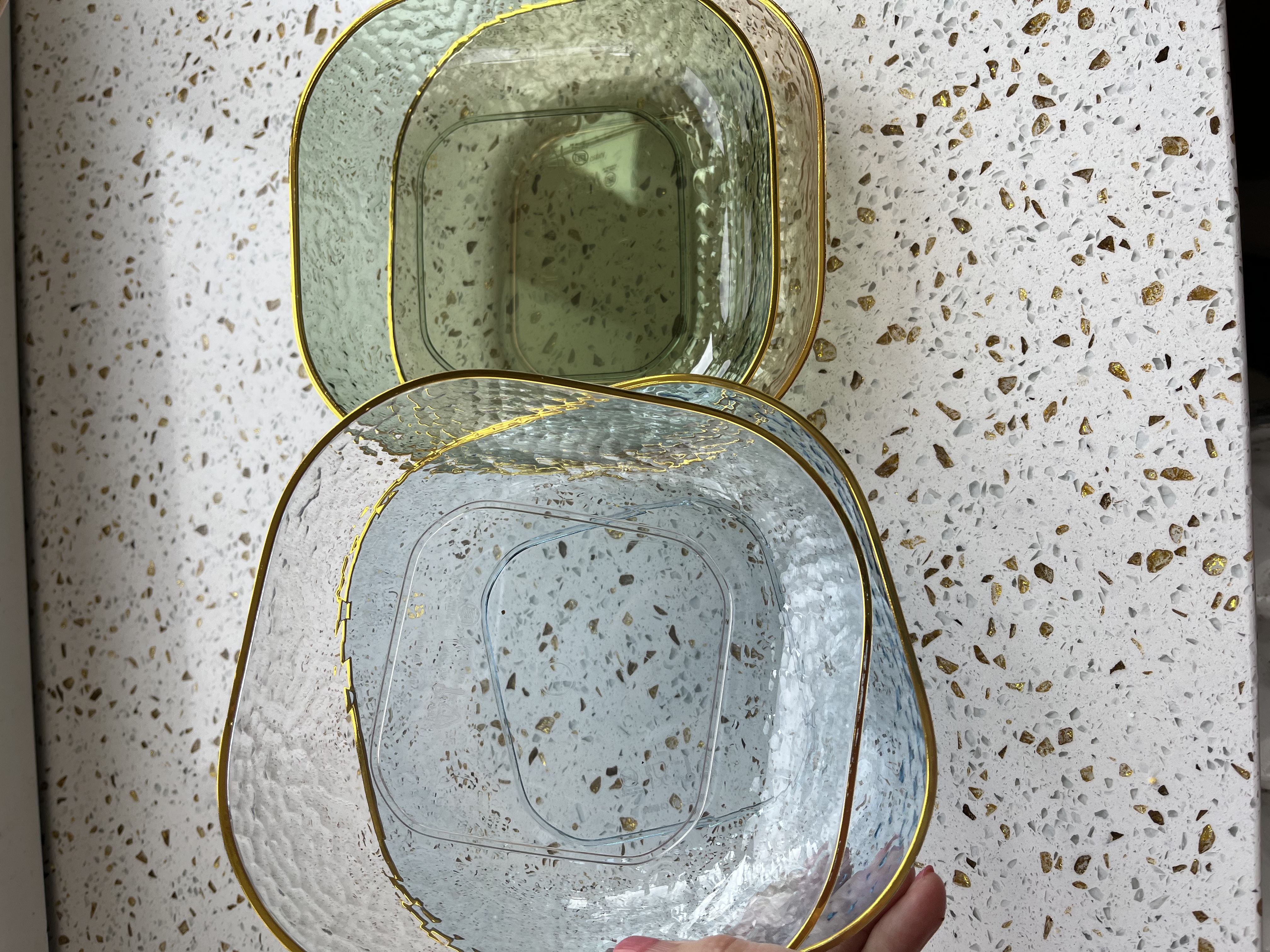 逸居客（YIJUKE）【4个装】水果盘零食盘吐骨碟小盘子家用收纳盘干果盘小碟子 实拍图