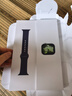 Apple/苹果 Watch S11 智能手表GPS款46毫米银色铝金属表壳雾紫色运动型表带S/M MEVW4CH/B 实拍图