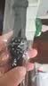 中高考考试专用手表男女中学生经典简约文艺复古韩版石英小黑白表 黑带黑面 实拍图