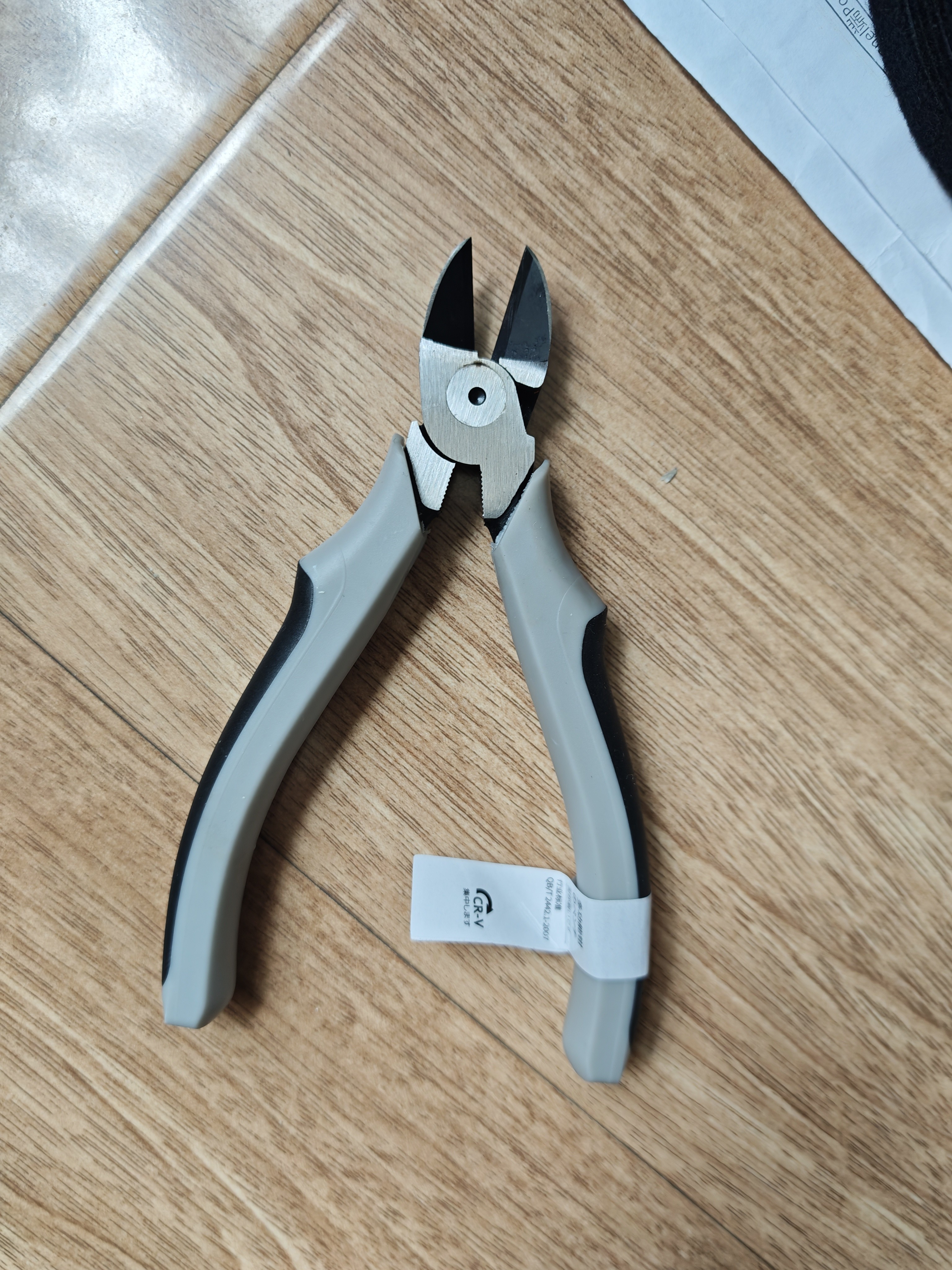绿林（GREENER）能工水口钳斜口钳6寸模型剪钳电工钳工业级家用偏口钳斜嘴断线钳 实拍图
