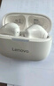 联想（Lenovo）真无线蓝牙耳机 半入耳式耳机 音乐运动游戏耳机蓝牙5.4 适用苹果小米手机 EA110月岩白 实拍图