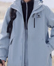 骆驼（CAMEL）三防冲锋衣户外登山服防风防水防污三合一运动外套 AD12263514X，抓绒内胆 雾灰蓝 男 M 实拍图
