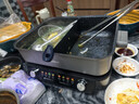 美的（Midea）火锅专用锅 电火锅 电煮锅8L多功能锅 鸳鸯锅分区控温 分体式多用途锅火锅锅HGS382712 实拍图