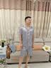 俞兆林冰丝男士睡衣夏季薄款短袖短裤家居服男生夏天大码26年新款套装 NSCBF-银灰色 【短袖短裤套装】 XL 男【推荐120-140斤】 实拍图