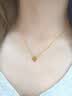 艾米莎纯18K金AU750真金四叶草吊坠项链锁骨坠子不掉色玫瑰金送女友礼物 18K金玫瑰金红玉髓15mm+证书 单一个吊坠（无配链） 实拍图