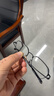 依视路（ESSILOR） 新款商务男镜架时尚镜框女配依视路镜片近视定制眼镜网上配镜 钛金属-4023BK-黑色 镜框+依视路A4防蓝光1.60现片 实拍图