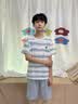 俞兆林睡衣男纯棉100%夏季短袖短裤薄款套装男士夏天大码卡通全棉家居服 NSALM-9526 【100%纯棉】 XL （建议120-140斤） 实拍图