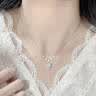 老庙999足银方糖项链女生新款高级感吊坠走心实用生日礼物女友老婆 实拍图