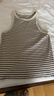 MUJI 女式莱赛尔混罗纹编织挖肩背心上衣内搭打底26年夏新品BB2VPC6S 米白色条纹 M (160/84A) 晒单实拍图