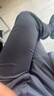 啄木鸟（TUCANO）休闲裤男士商务时尚西装裤弹力修身百搭裤子男装 黑色厚款 34 实拍图