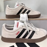 adidas「T头鞋」VL COURT复古休闲板鞋德训鞋男女阿迪达斯轻运动   汉玉白/黑色/树脂黄   41 实拍图