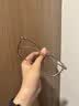 依视路（ESSILOR） 钻晶系列高清耐磨防蓝光近视超薄镜片专业配度数眼镜架男女镜框 TR90-全框-1069BR-茶色 镜框+依视路膜御防蓝光1.60现片 实拍图