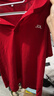 京东物流短袖polo衫 文创工作服（刺绣工艺）夏季新款潮流衣服 可定制logo 红色 2XL 实拍图