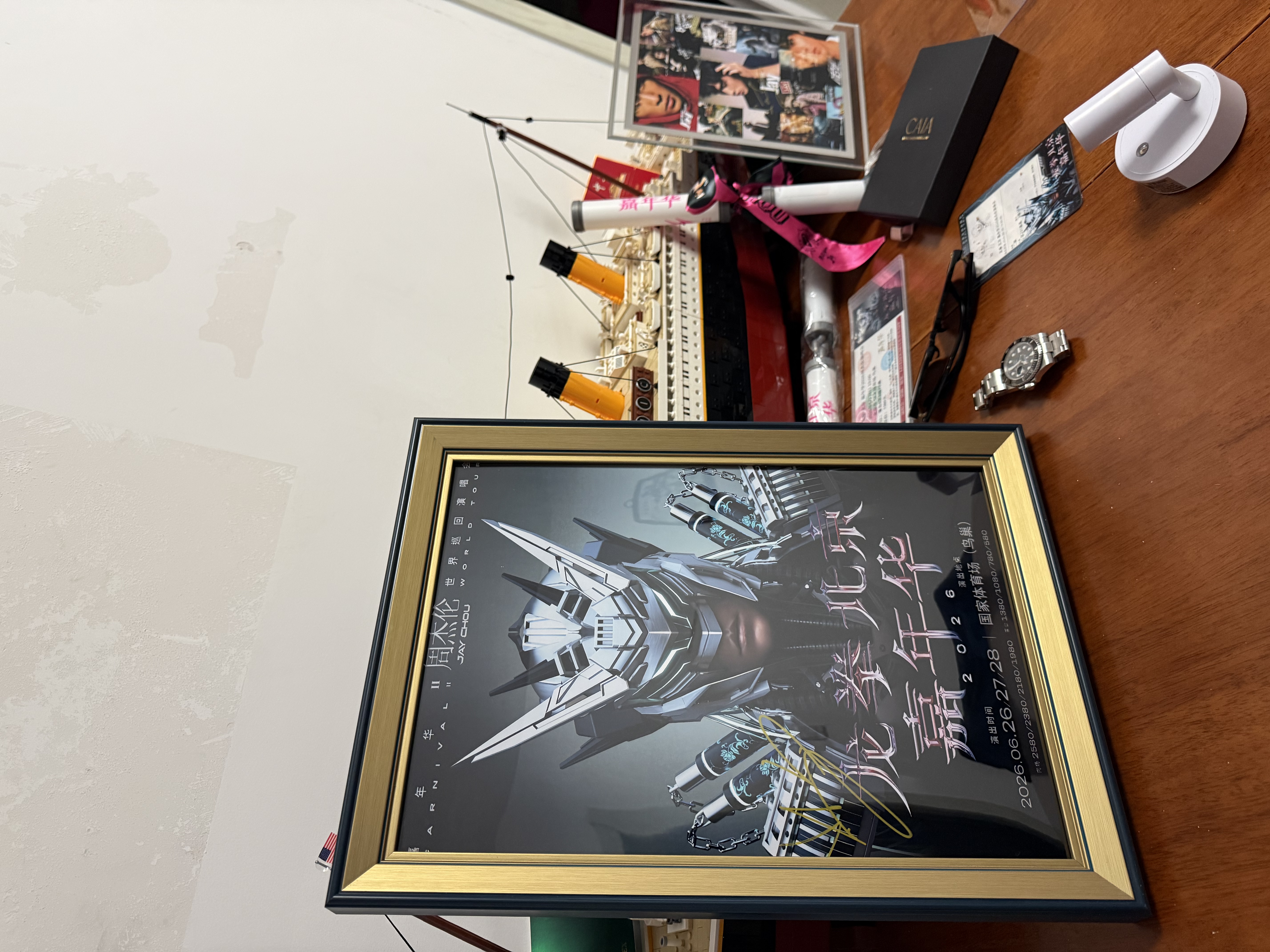 金隆兴A3证书框相框摆台高端授权书框证件框奖状展示框营业执照框挂墙 实拍图