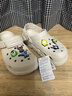 卡骆驰（CROCS）白鹿同款经典云朵洞洞鞋时尚百搭女鞋花园鞋沙滩鞋|206750 白色-100(含智必星) 36 /37(230mm) 实拍图
