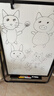 BBNEW60*90cm白板写字板支架式 双面书写白板绿板可升降翻转办公家用黑板画板 U型高角度可调NEWS-L6090 实拍图