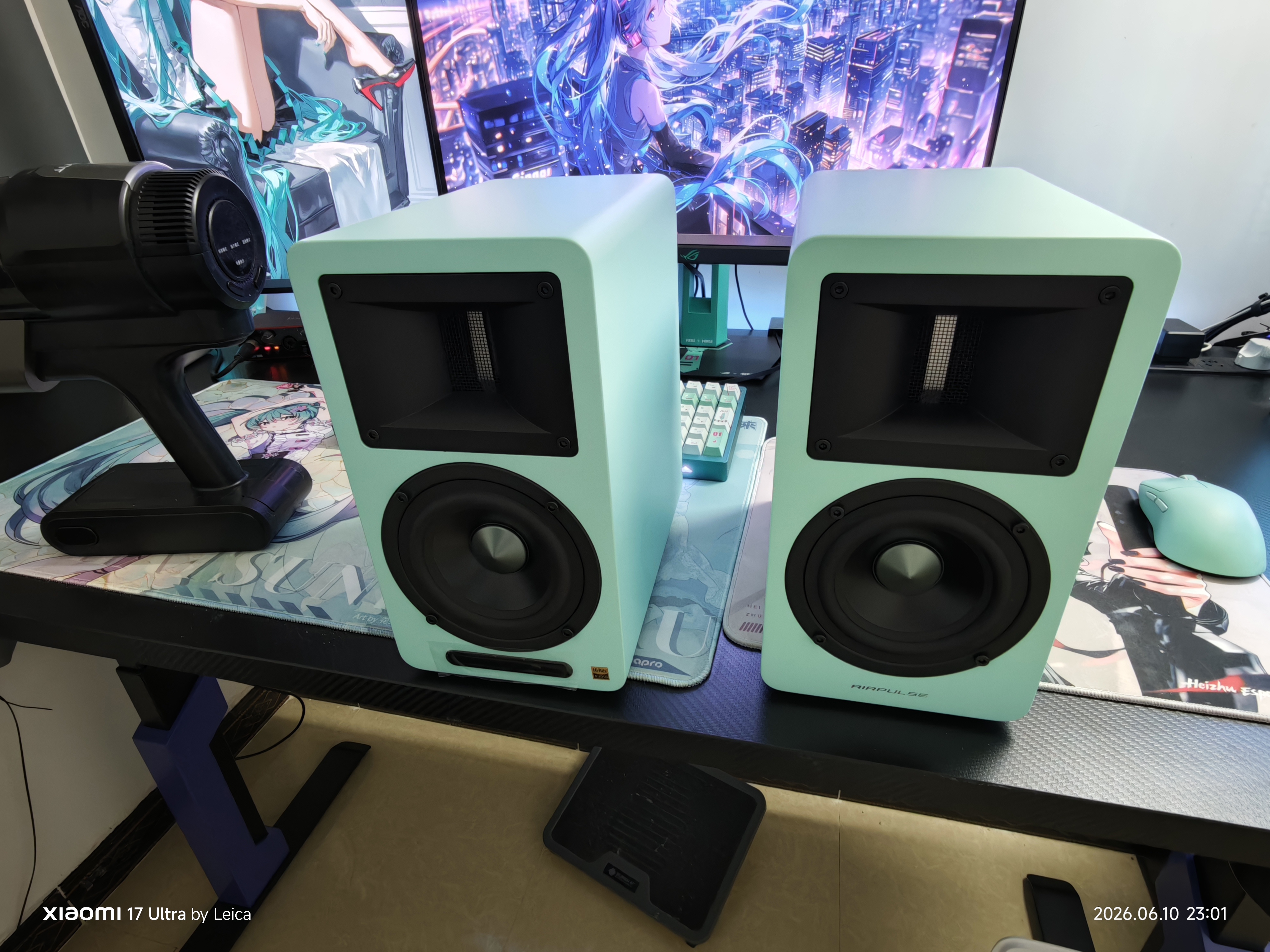漫步者（EDIFIER）【数码多年度推荐】AIRPULSE A80 书架式有源音箱2.0 蓝牙音箱 客厅音响 电视音响 高保真 蓝色 实拍图