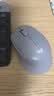 罗技（Logitech）M330 轻音鼠标 无线鼠标 办公鼠标 右手鼠标 带无线微型接收器 灰色 实拍图