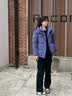 波司登（BOSIDENG）反季羽绒服【小蛮腰】90绒商场同款女90绒可脱卸帽显瘦保暖外套 夜影紫6436 M 165/88A 体重约110-120斤 实拍图