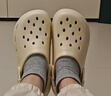名创优品（MINISO）洞洞鞋男女夏季外穿凉鞋防滑厚底踩屎感包头凉拖鞋卡其色+海星 实拍图