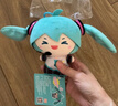 灵动创想初音未来Miku马尾甩甩fufu周边玩偶毛绒公仔生日礼物凶凶款 实拍图