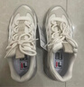 斐乐（FILA） 可颂鞋官方面包鞋运动鞋女休闲鞋老爹鞋秋季厚底增高鞋 豆腐白/燕麦色-TO 35.5 实拍图