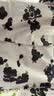 优衣库莫代尔混纺印花开领衬衫短袖男装女装衬衣26春夏新款482480 01 乳白色 M 实拍图